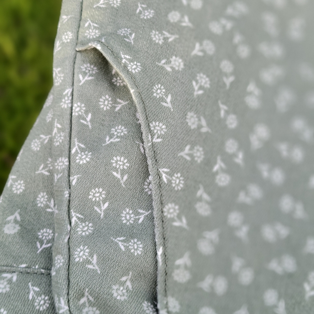 Green floral tailored cut dress - Picture 4 of 8